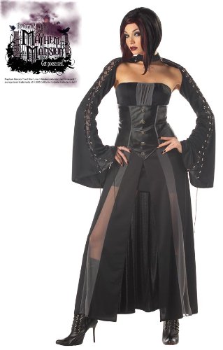 California Costumes Women’s Baroness Von Bloodshed Costume, Black/Grey,Small