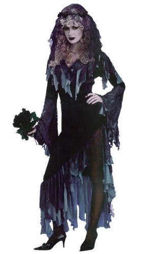Bristol Novelty Black Zombie Bride Adult Costume – Women’s – One Size