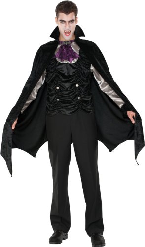 Dark Lord Dracon Adult Costume, Large (40-42), Black
