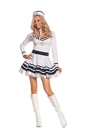Sexy-Womens-Achors-Away-Sailor-Adult-Roleplay-Costume-Small-WhiteNavy-0