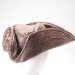 Brown Leatherette Tri-fold Pirate Hat Costume Accessory