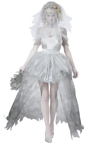 California Costumes Women’s Ghostly Bride Adult, Grey, Small