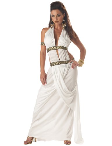California Costumes Women’s Spartan Queen,White,Small Costume