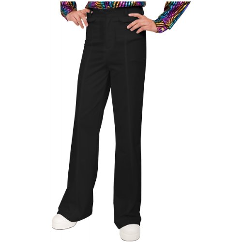 Charades Men’s Disco Pant, Black, 36