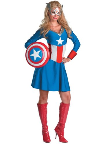 Disguise Unisex Adult Classic American Dream, Red/White/Blue, Small (4-6) Costume