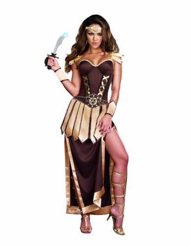 Dreamgirl-Remember-The-Trojans-Warrior-Gladiator-Costume-BrownGold-X-Large-0-0