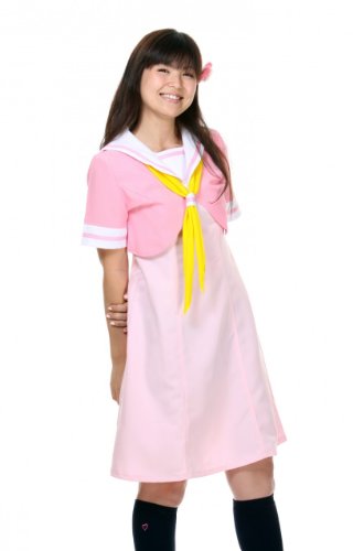 High-School-Uniform-Short-Sleeve-Pink-Small-0-1