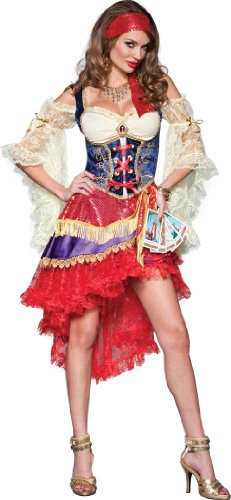 InCharacter Costumes Good Fortune, Red/Tan/Blue, Medium