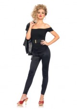 Leg-Avenue-Grease-3-Piece-Bad-Sandy-Off-The-Shoulder-Top-And-Skin-Tight-Pants-With-Belt-Black-Small-0-0