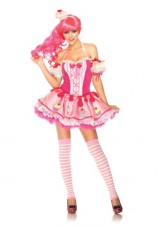 Leg-Avenue-Womens-3-Piece-Babycake-Halter-Dress-with-Cupcake-Arm-Puffs-And-Cup-Cake-Headband-Pink-MediumLarge-0-0