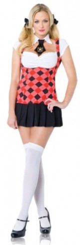 2Pc-Prep-School-Cutie-Sexy-Holiday-Party-Costume-BlackRedX-Small-0