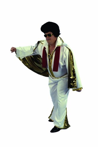 Alexanders Costumes Plus-Size Rock Star, White, Plus Size