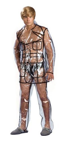 Bruno – Clear Vinyl Suit Adult Costume Size Large