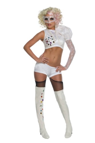 Lady Gaga Video Music Awards Performance Outfit,White,X-Small Costume