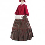 Womens-Red-Caroler-Dress-Theater-Costume-S-0
